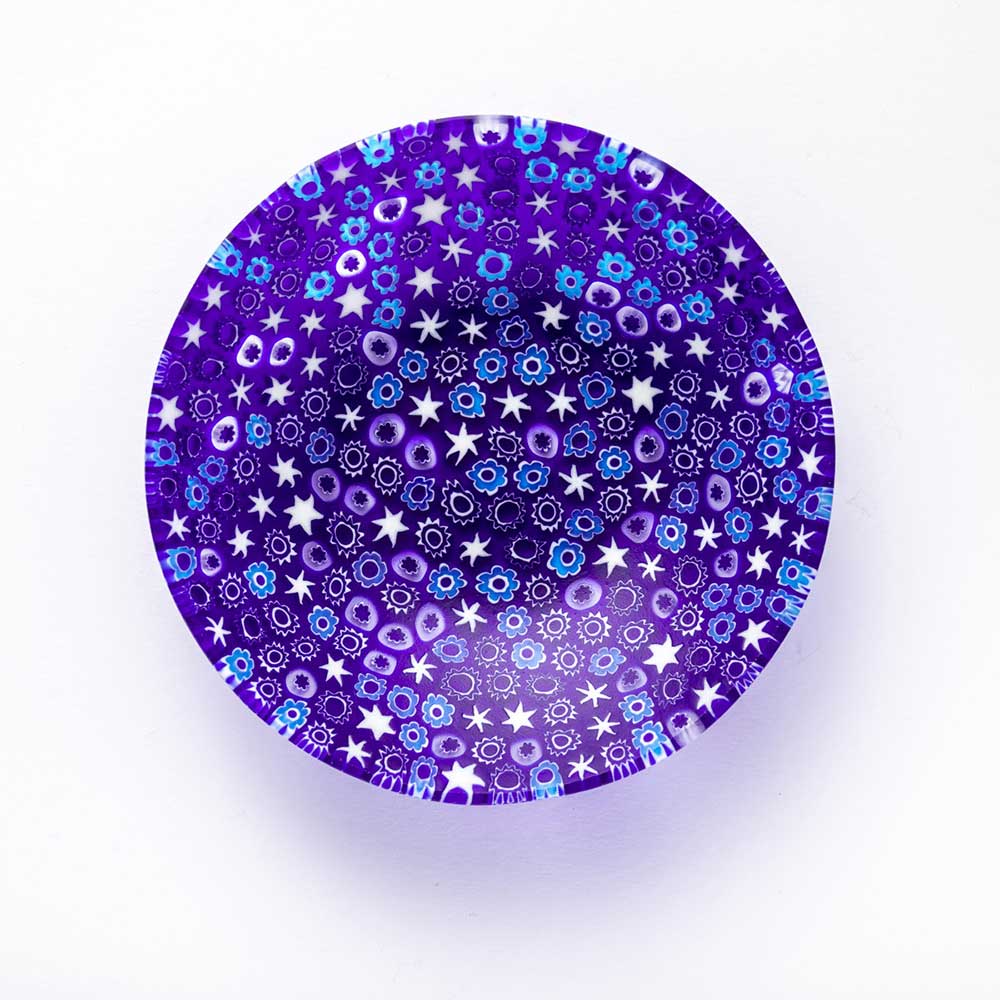 Ercole-Moretti-Classic-collection-ciotola-con-murrine-in-vetro-di-Murano-glass-murrina-bowl-pleiades-Basic_105_224_2.jpg Ciotola Pleiades in murrine blu ø 10,5 cm - immagine 1