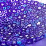 Pleiades bowl in blue Millefiori Murano glass ø 13 cm - Image 3