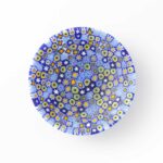 Starry Blossom bowl in blue Millefiori Murano Glass ø 10.5 cm