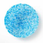Piatto Azure Elegance in murrine azzurre ø 24 cm