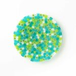 Barena plate in multicolor Millefiori Murano glass ø 13 cm