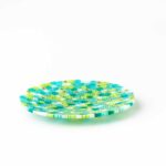 Barena plate in multicolor Millefiori Murano glass ø 13 cm - Image 4
