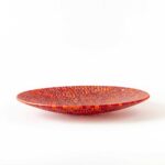 Crimson Bouquet plate in red Millefiori Murano glass ø 24 cm - Image 2