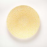 Piatto Daisy in murrine bianche ø 19 cm