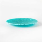 Lagoon plate in turquoise Millefiori Murano glass ø 13 cm - Image 2