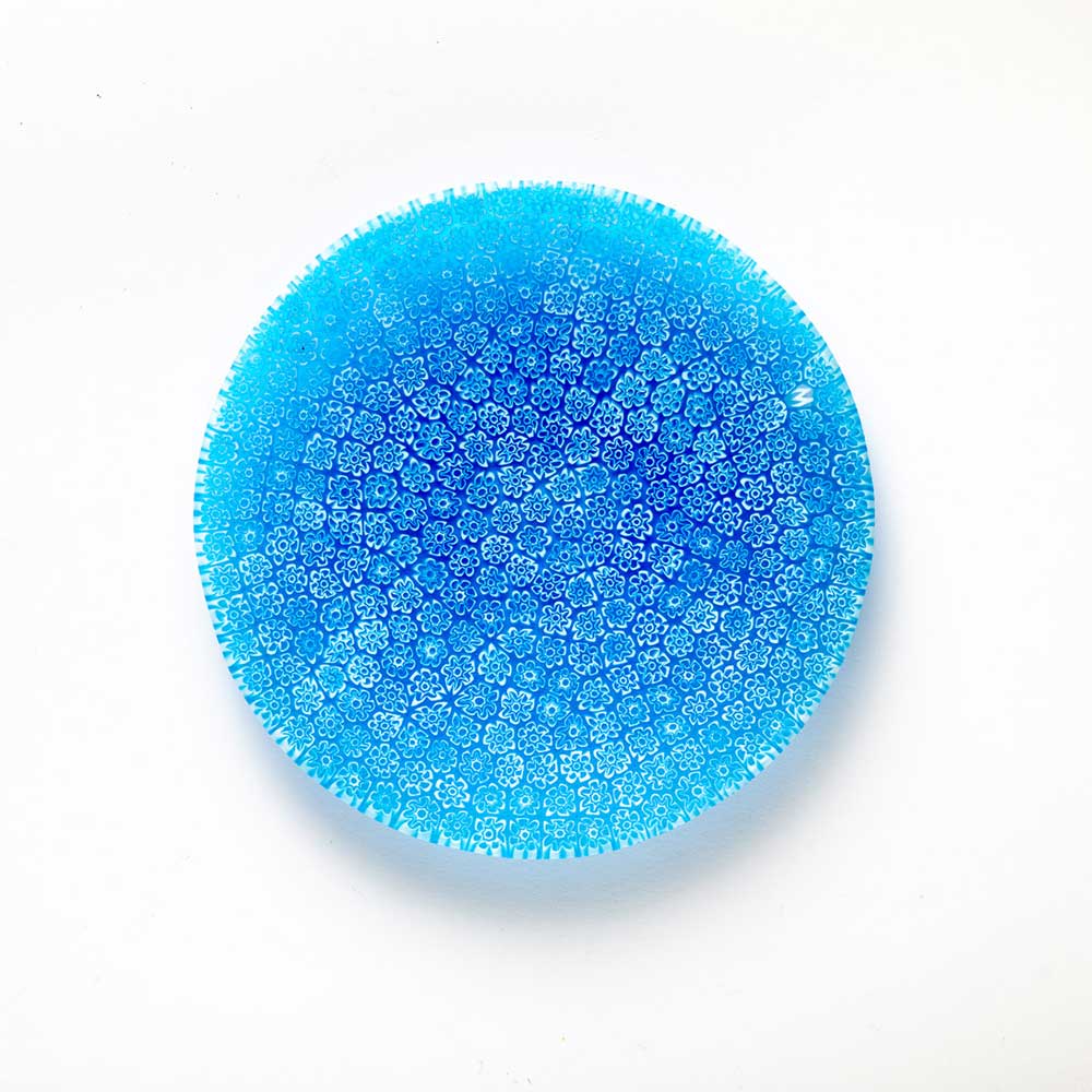 Ercole-Moretti-Classic-collection-piatto-con-murrine-in-vetro-di-Murano-glass-murrina-plate-oceanic-essence-Basic_13P_49_2.jpg Piatto Oceanic Essence in murrine azzurre ø 13 cm - immagine 1