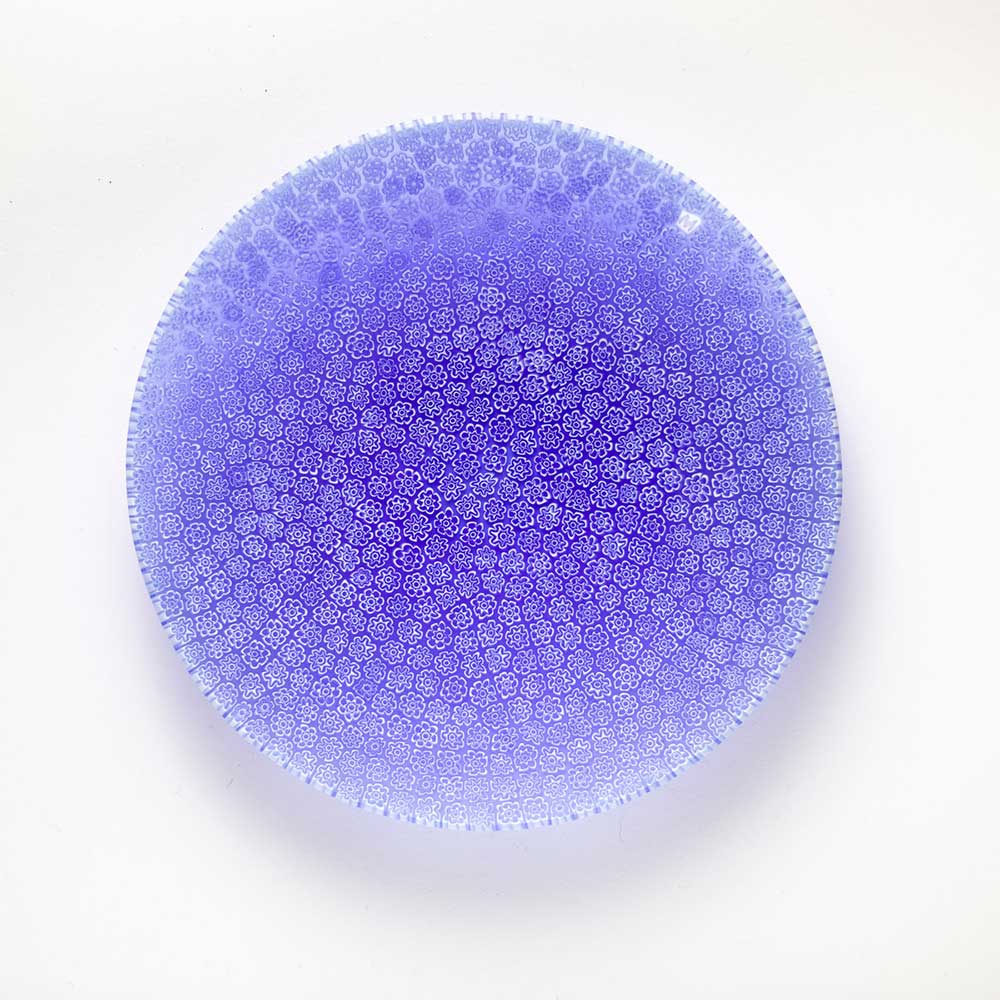 Ercole-Moretti-Classic-collection-piatto-con-murrine-in-vetro-di-Murano-glass-murrina-plate-sky-whisper-Basic_19_53_2.jpg Piatto Sky Whisper in murrine blu ø 19 cm - immagine 1