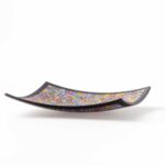 Millefiori square plate in multicolor Millefiori Murano glass 18x18 cm - Image 2