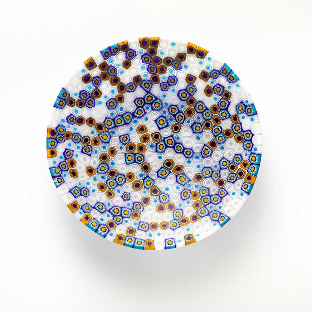 Ercole-Moretti-Gibigiana-collection-ciotola-con-murrine-in-vetro-di-Murano-glass-murrina-bowl-cloves-Basic_13C_223_2.jpg Ciotola Cloves in murrine multicolor ø 13 cm - immagine 1