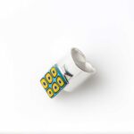 Adjustable silvery Seven Seas ring with 6 multicolor Millefiori Murano glass - immagine 2