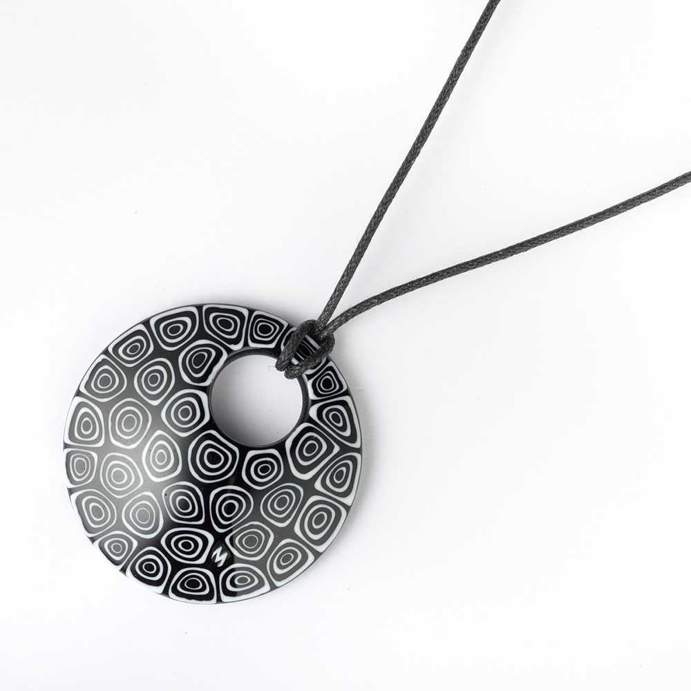 Ercole-Moretti-Round-collection-pendente-in-murrine-in-vetro-di-Murano-glass-pendant-Optical-Illusion-10393_66_1.jpg Pendente rotondo Optical Illusion in murrine - immagine 1