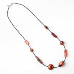 9th Heaven red Murano glass necklace 70 cm - immagine 2
