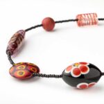 9th Heaven red Murano glass necklace 70 cm - immagine 3