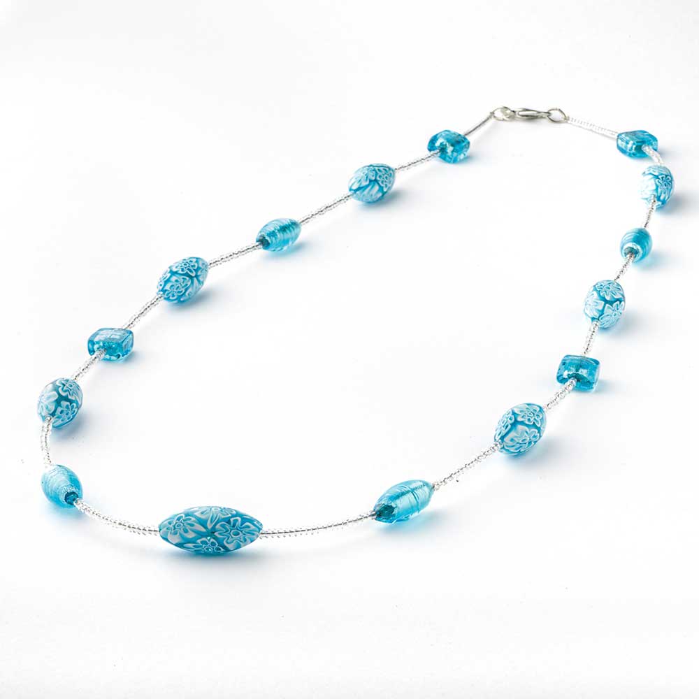 Ercole-Moretti-Venetian-Decollete-collection-collana-in-perle-in-vetro-di-Murano-pearl-glass-necklace-Radiant-Alien-202313_80_A_1.jpg Radiant Alien light blue Murano glass necklace 80 cm - Image 1