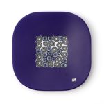 Piatto Asia B in murrine millefiori blu 10x10 cm