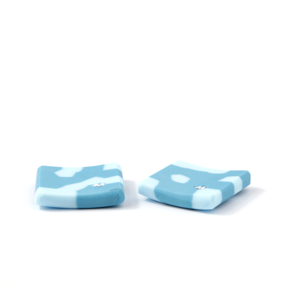 Ercole-Moretti-Design-collection-poggia-bacchette-in-murrine-glass-chopstick-holders-Design-H_chop_8_1 Asia H set of 2 chopstick rests in Millefiori Murano glass - Image 1