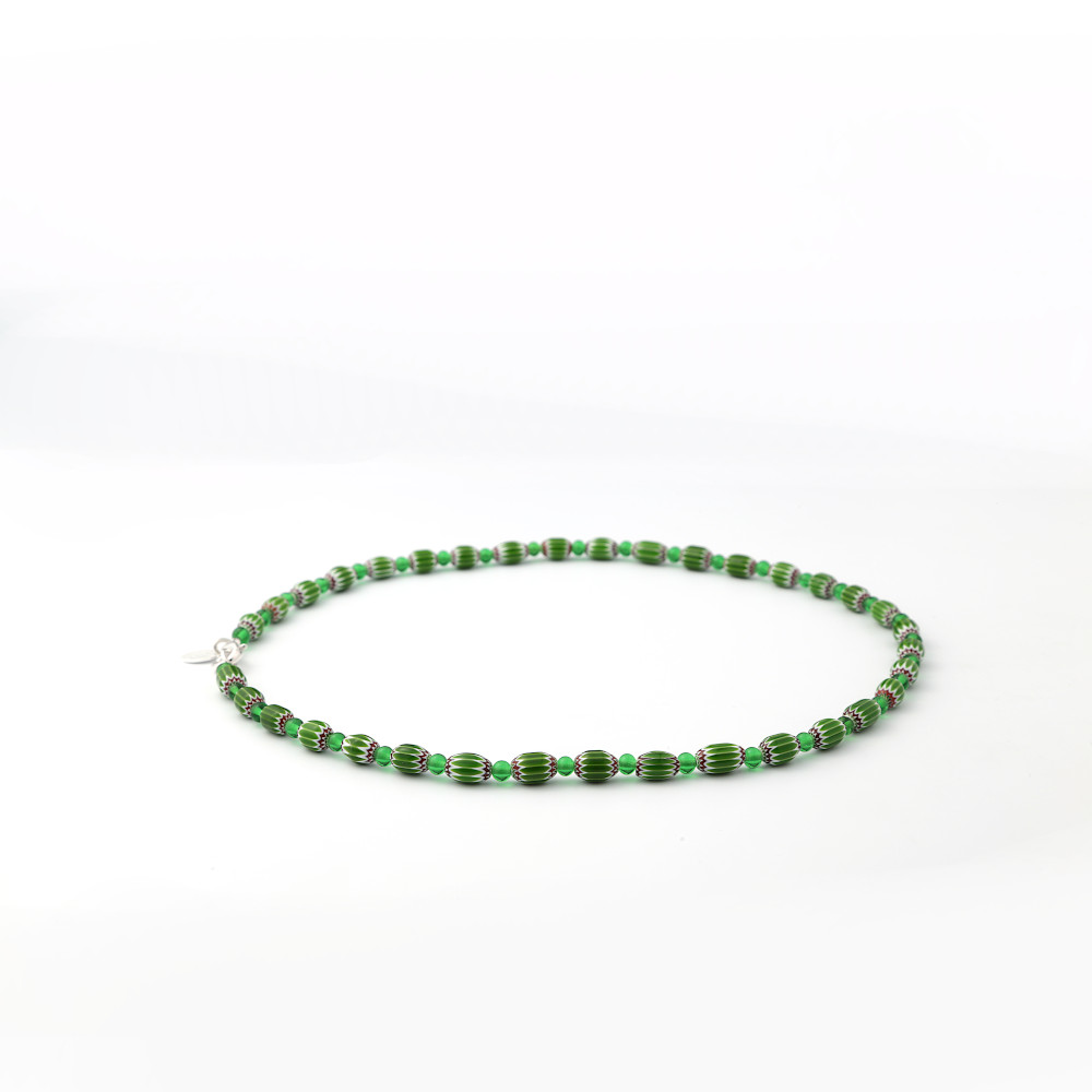 Rosetta_GR_50_2 Collana Rosetta Verde 50 cm - immagine 1